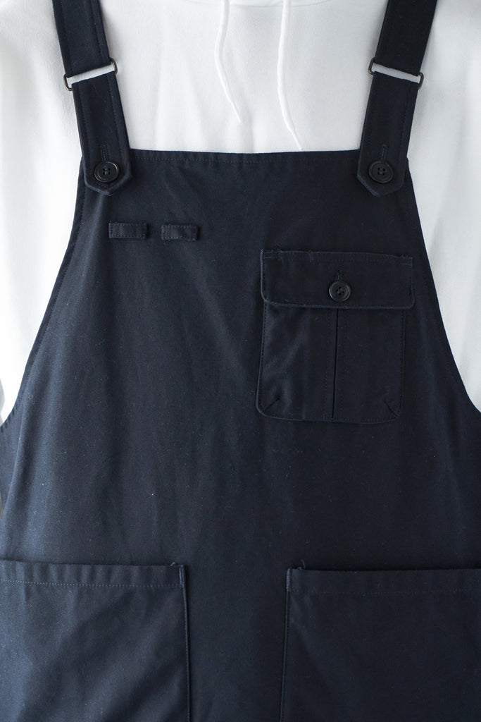 Vest apron〝black〟